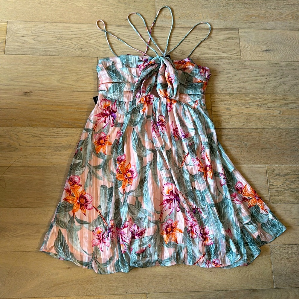 Pink Floral Dress